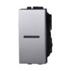 Deviatore Assiale 1P 16A Unipolare Colore GRIGIO Compatibile Con Bticino Living International