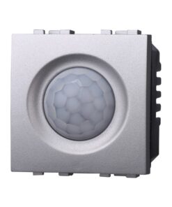 Sensore Movimento PIR Timer 2P 2M Colore GRIGIO Compatibile Con Bticino Living International