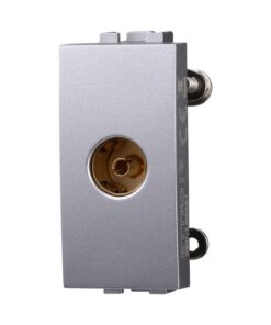 Connettore Presa TV Terminale Femmina Colore GRIGIO Compatibile Con Bticino Living International