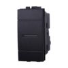 Interruttore Assiale 1P 16A Unipolare Colore Nero Compatibile Con Bticino Living International
