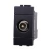 Connettore Presa TV Terminale Maschio Colore Nero Compatibile Con Bticino Living International