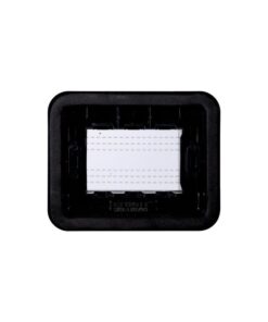 Alternative view of Placca con Coperchio Supporto Stango Idrobox IP55 Compatibile Con Bticino Living Light 3P Nero