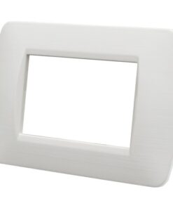 Alternative view of Placca Plastica Serie Space 3P Colore Bianco Satinato Compatibile Con Bticino Living Light