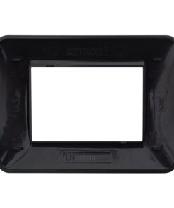 Placca Plastica Serie Space 3P Colore Bronzo Satinato Compatibile Con Bticino Living Light