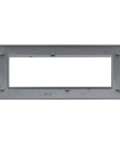 Placca Plastica Serie Space 7P Colore Silver Satinato Compatibile Con Bticino Living Light