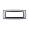 Placca Plastica Bombata Serie Space 7P Colore Silver Compatibile Con Bticino Living International