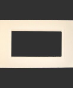 Placca Plastica Quadrata Serie Space 4P Colore Sabbia Compatibile Con Bticino Living Light