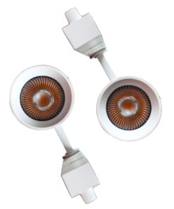 2 Pezzi Faro Bianco Mono Fase 30W 3000K