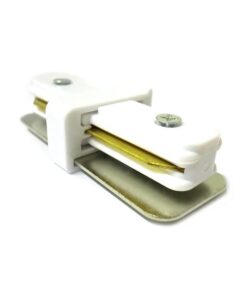 Giunto Lineare a I Connettore Per Binario Illuminazione Faretti Led Modello I Colore Bianco Per Mono Fase