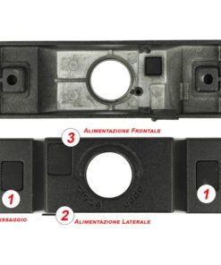 Kit Staffa di Fissaggio Per Per Sistema Tensostruttura Luce Led StarLine Per 2 Lati