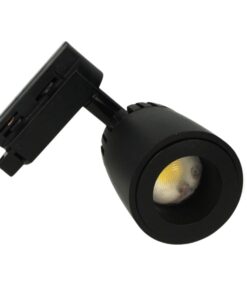 Faro Lampada Led A Binario 10W Bianco Caldo 2700K Angolo Luce Regolabile Da 24 a 60 Gradi Corpo Carcassa Nero