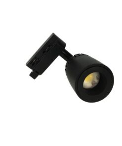 Faro Lampada Led A Binario 10W Bianco Neutro Angolo Luce Regolabile Da 24 a 60 Gradi Corpo Carcassa Nero