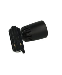 Faro Lampada Led A Binario 10W Bianco Neutro Angolo Luce Regolabile Da 24 a 60 Gradi Corpo Carcassa Nero