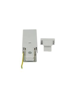 Kit Connettore Alimentazione e Terminale Chiusura Per Binario Guida Mono Fase Colore Bianco