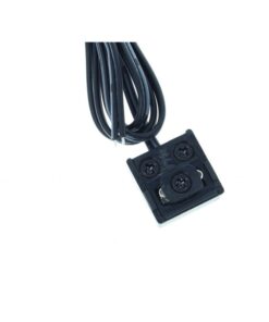 Cablaggio Cavo Alimentazione e Connettore Per Striscia Led Per Binario Guida Barra Elettrificata CB2107B Con Filo Da 1 Metro