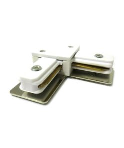 Giunto a L Connettore Per Binario Dei Faretti Led A Binario Modello L Colore Bianco Per Mono Fase