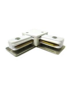 Giunto a L Connettore Per Binario Dei Faretti Led A Binario Modello L Colore Bianco Per Mono Fase
