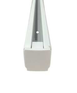 Sistema Illuminazione Binario Trifase Bianco, Binario Connettori Giunti Accessori (Binario 2M)