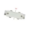 Connettore Giunto Lineare Forma I Colore Bianco Per Barra Sistema Binario Trifase CB40103