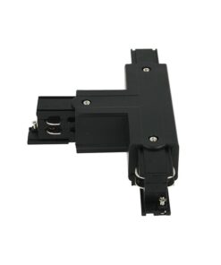 Alternative view of Connettore Giunto Forma T Sinistro Colore Nero Per Barra Sistema Binario Trifase CB40203