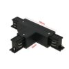Connettore Giunto Forma T Destro Colore Nero Per Barra Sistema Binario Trifase CB40203