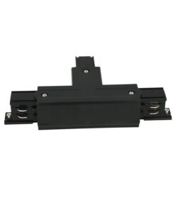 Connettore Giunto Forma T Destro Colore Nero Per Barra Sistema Binario Trifase CB40203