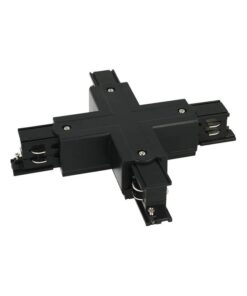 Connettore Giunto Forma X Colore Nero Per Barra Sistema Binario Trifase CB40203