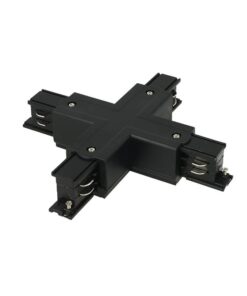 Connettore Giunto Forma X Colore Nero Per Barra Sistema Binario Trifase CB40203