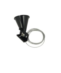 Kit Cavo Sospensione Per Binario Trifase Colore Nero Filo Da 150cm Per Un Lato CB40203