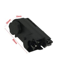 Testa Alimentazione Del Faro Led Colore Nero Con Morsetti Per Binario Trifase CB40203