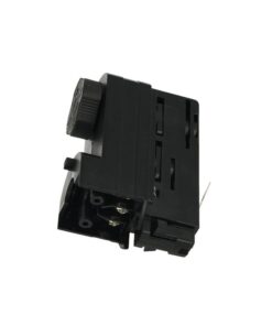 Testa Alimentazione Del Faro Led Colore Nero Con Morsetti Per Binario Trifase CB40203