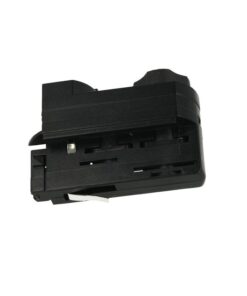 Testa Alimentazione Del Faro Led Colore Nero Con Morsetti Per Binario Trifase CB40203