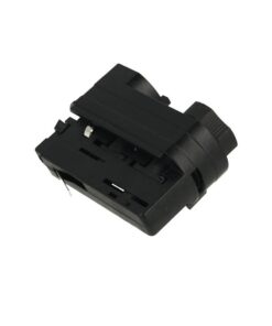 Testa Alimentazione Del Faro Led Colore Nero Con Morsetti Per Binario Trifase CB40203