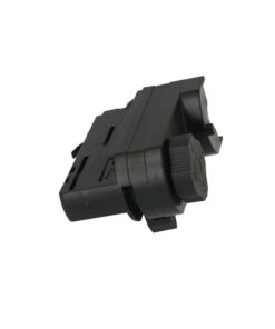 Testa Alimentazione Del Faro Led Colore Nero Con Morsetti Per Binario Trifase CB40203