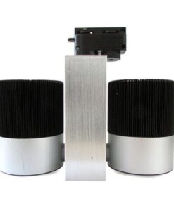 Lampada Faretto Led A Binario Bianco Caldo Doppia Testa Faro 2X15W Cob Regolabile 30W 220V