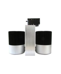 Lampada Faretto Led A Binario Doppio Faro Testa 2X15W Cob Bianco Freddo Orientabile 30W 220V