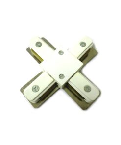 Alternative view of Giunto a X Connettore Per Binario Dei Faretti Led Modello X Colore Bianco Per Mono Fase