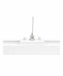 Kit Cavo Sospensione per Binario Monofase Bianco con Filo 200 cm Solo Per un Lato