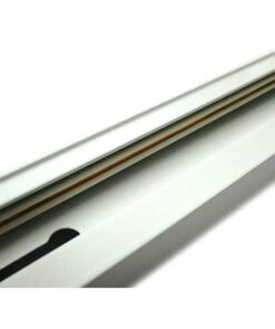 Sistema Illuminazione Binario Monofase Bianco, Binario Connettori Giunti (Binario 2M)