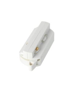 Testa Alimentazione Colore Bianco Per Faro Led Binario Mono Fase CB0070 CB7170 CB7270 CB7370