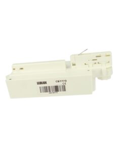 Testa Alimentazione Con Box Led Driver Colore Bianco Per Faro Led Binario Trifase per CB40103