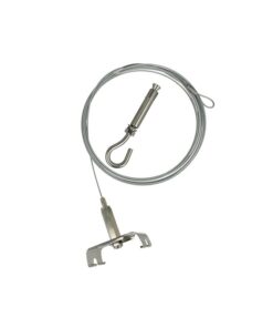 Kit di Sospensione Singolo in Acciaio per Plafoniera Led Lineare A Sospensione SKU-1367