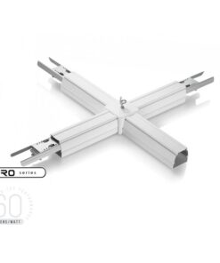 Connettore Lineare a Forma X per Plafoniera Led Lineare A Sospensione SKU-1385