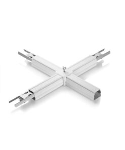 Connettore Lineare a Forma X per Plafoniera Led Lineare A Sospensione SKU-1385