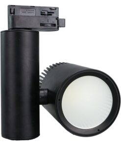 Faro Lampada Led A Binario 30W Trifase CCT CRI 90 Carcassa Nera 2700K 4000K 6000K 3 In 1 Luce Stretta 24 Gradi