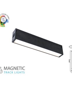 Plafoniera Led Lineare 20W 24V Neutro 4000K CRI 90 UGR 19 Per Sistema Binario Magnetico SKU-7955