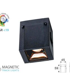 Faretto Led Spotlight 1W 24V Neutro 4000K CRI 90 UGR 19 Per Sistema Binario Magnetico SKU-7959