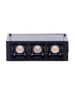 Alternative view of Faretto Led Spotlight 3X1W 24V Caldo 3000K CRI 90 UGR 19 Per Sistema Binario Magnetico SKU-7960