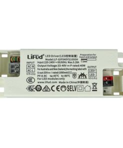 Led Driver CC 1000mA 33V-40VDC 40W Alimentatore Corrente Costante 1000mA Per Pannello Led 60X60cm