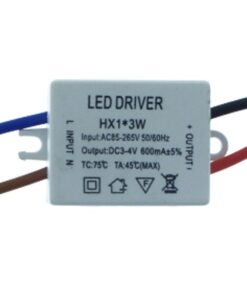Led Driver CC 600mA 3V-4V DC 1X3W Trasformatore Alimentatore Corrente Costante 3W